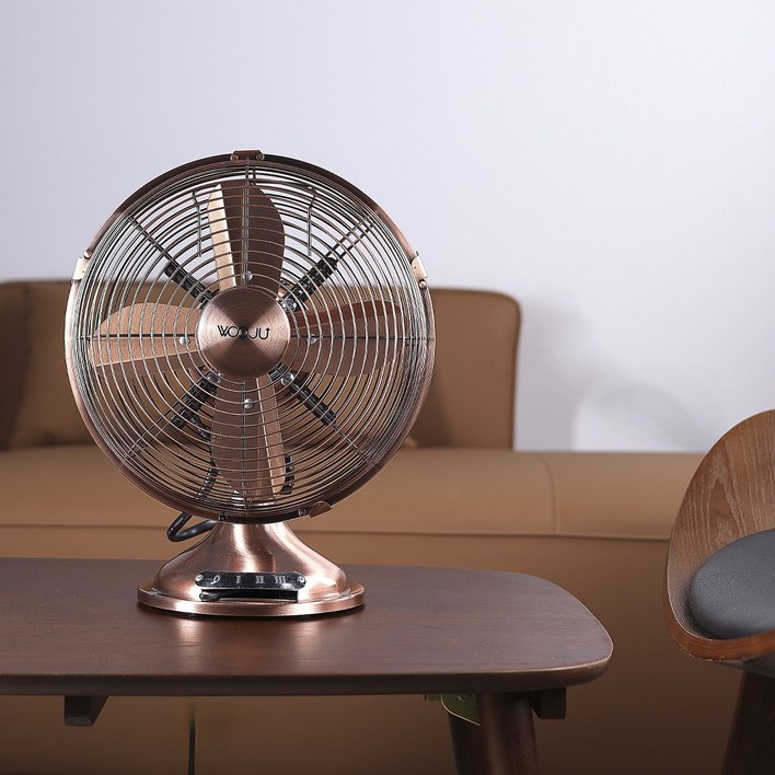 우주전열 WF12001 12인치 탁상용선풍기 메탈 가정용 인테리어 70W 경제적