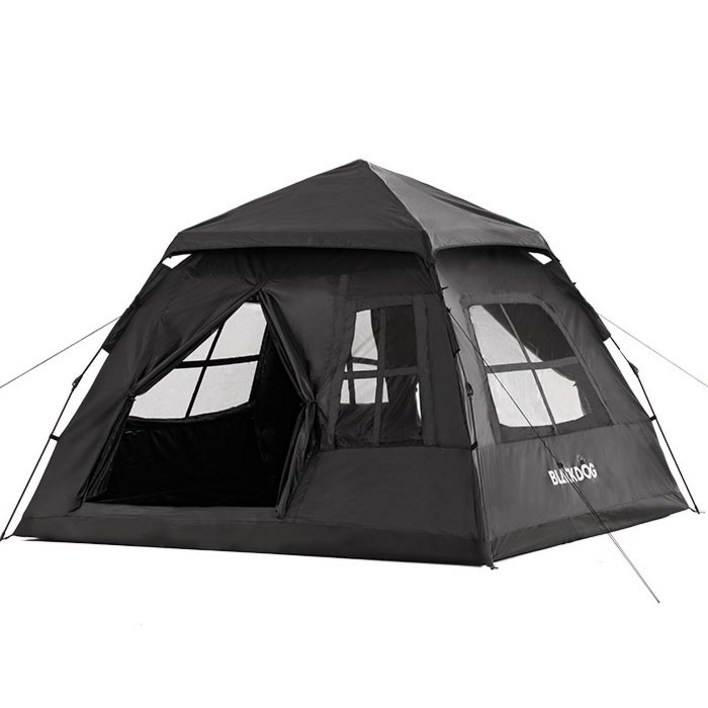 블랙독 원터치 텐트 34인용  오토캠핑 차박 텐트
