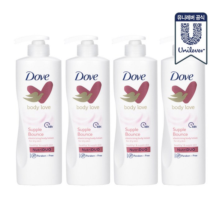 도브 바디러브 바디로션 서플 바운스 400ml 4개