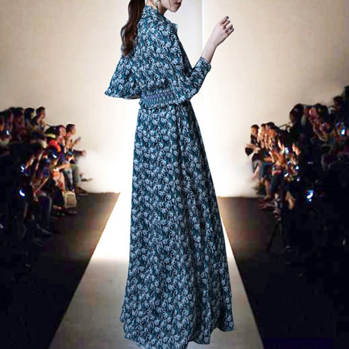 가을여성의류 명품스타일 송혜교 상견례룩 홍콩수입 제니   쉬폰 롱원피스