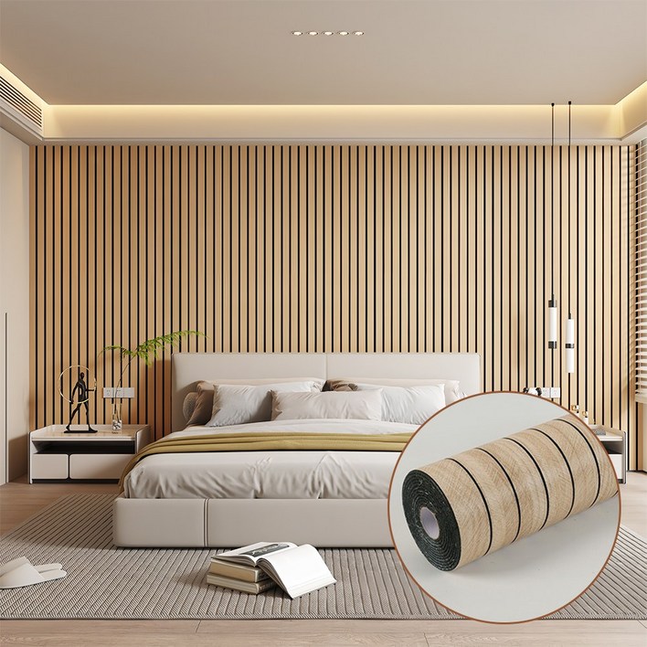 레디보드 붙이는 템바보드 인테리어 시트지, 베이지