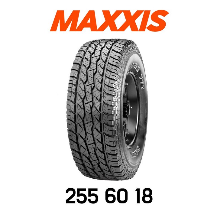 맥시스타이어 255 60 18 MAXXIS TIRES AT771 2556018  AT2, ATM 패턴  한국타이어 글로벌 협업 MAXXIS, 1개, 장착 미포함