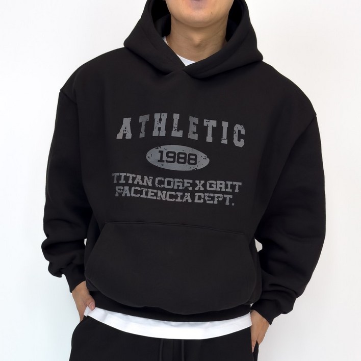 PACIENCIA 타이탄 오버핏 후드 기모