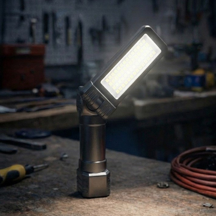 휴대용 자석 작업등 자동차 정비 LED 후레쉬 충전식 무선 작업랜턴 충전작업등 작업용