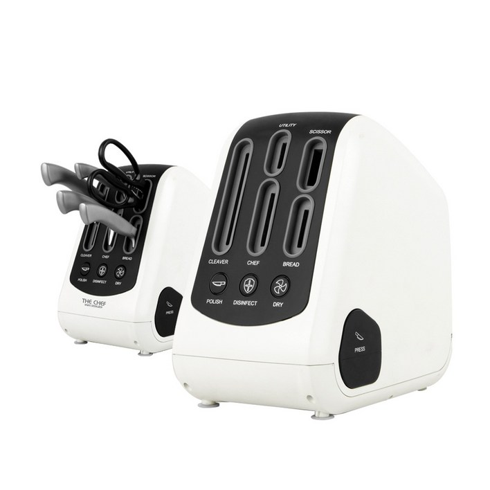 칼소독기 UV살균 온풍건조 칼갈이 + 칼세트, 살균 칼소독기(칼갈이겸용)+칼세트