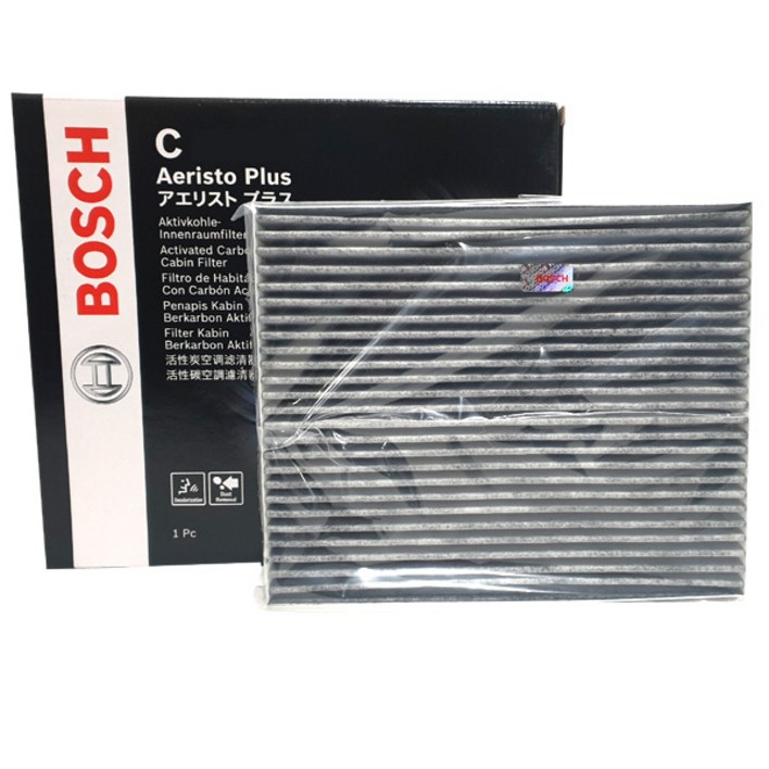 보쉬 활성탄 에어컨필터 히터필터 투싼 TL 3세대 1.6 eVGT New U D4FE C5867 0986AF5867 호환 97133D3100, C58670986AF5867, 1개
