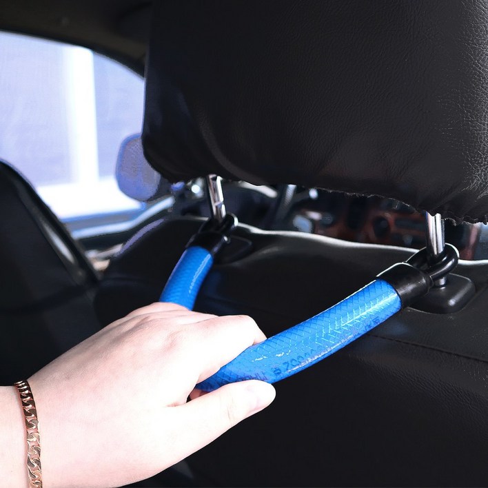 한눈알 차량용 헤드레스트 보조 안전 손잡이 택시 노약자 호수형