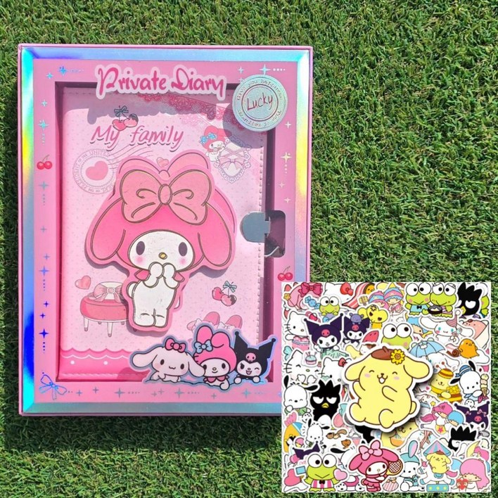 산리오 라부부 빙글빙글 다이어리 다꾸 어린이 초등학생 어린이날 크리스마스 선물