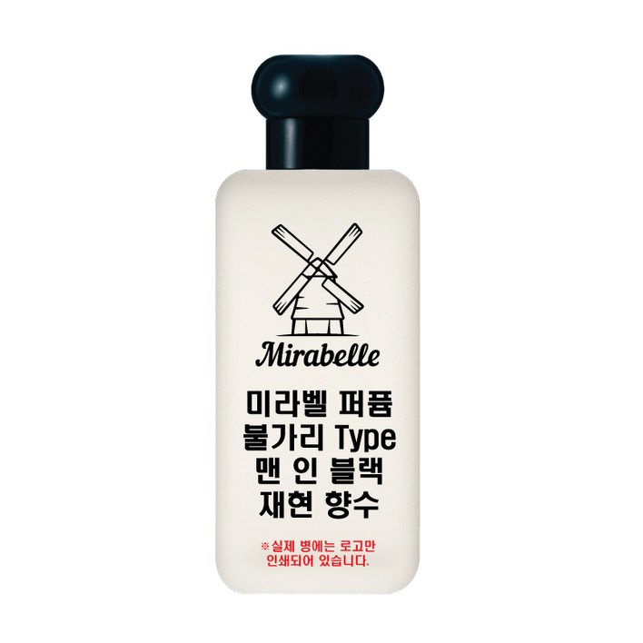 미라벨 맨 인 블랙 오드퍼퓸, 1개, 30ml