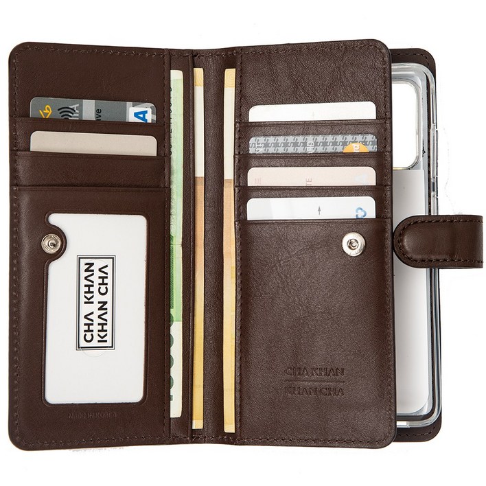 현 월렛 양면 지갑형 천연 가죽 핸드폰 케이스 갤럭시 S26 S25 S24 S23 S22 S21 S20 FE 울트라 플러스 A56 A55 A36 A35 A17 A16 카드 수납