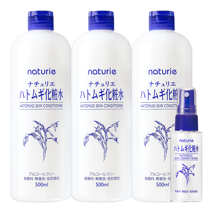 공식 하또무기 저자극 수분 스킨 컨디셔너 X 3개  공병, 1세트, 1.5L