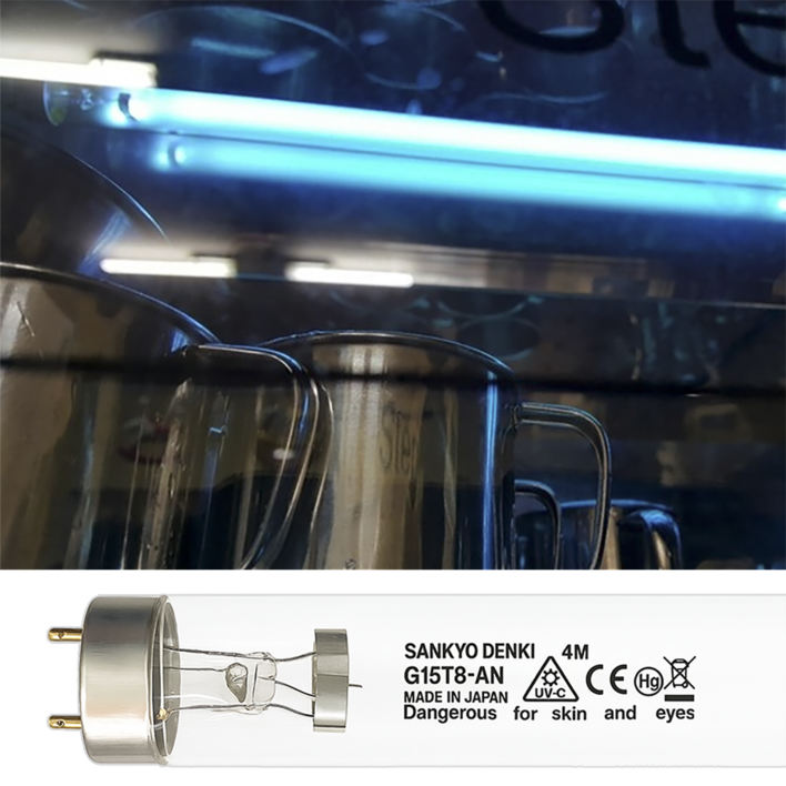 산쿄 G15T8AN 15W 자외선 살균램프 컵 살균기 전용 교체램프 업소용 식기 UVC 소독램프 일제, 20개, 기타색, 산쿄 15w