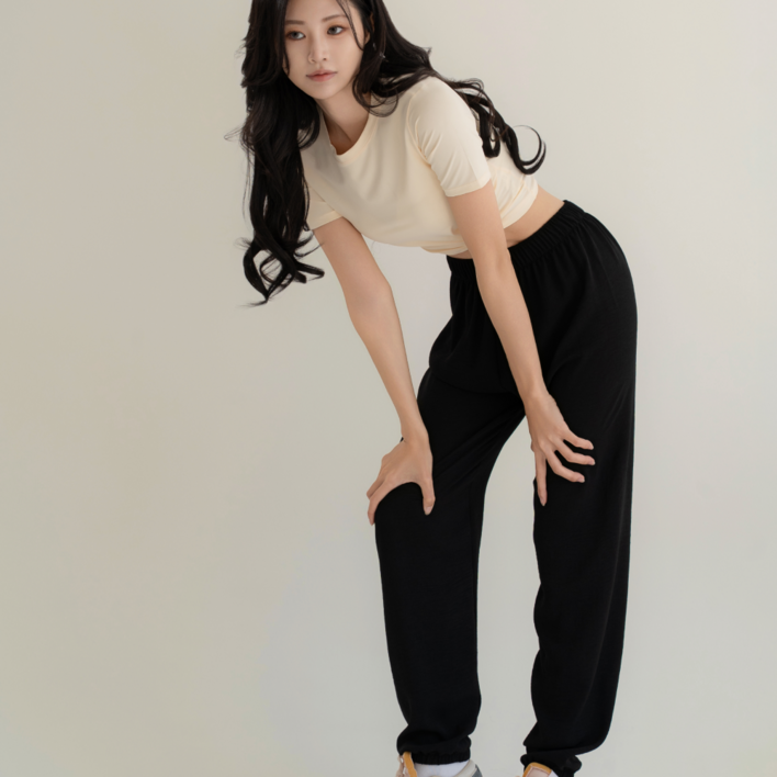 루나인 아이스 밴딩 조거팬츠