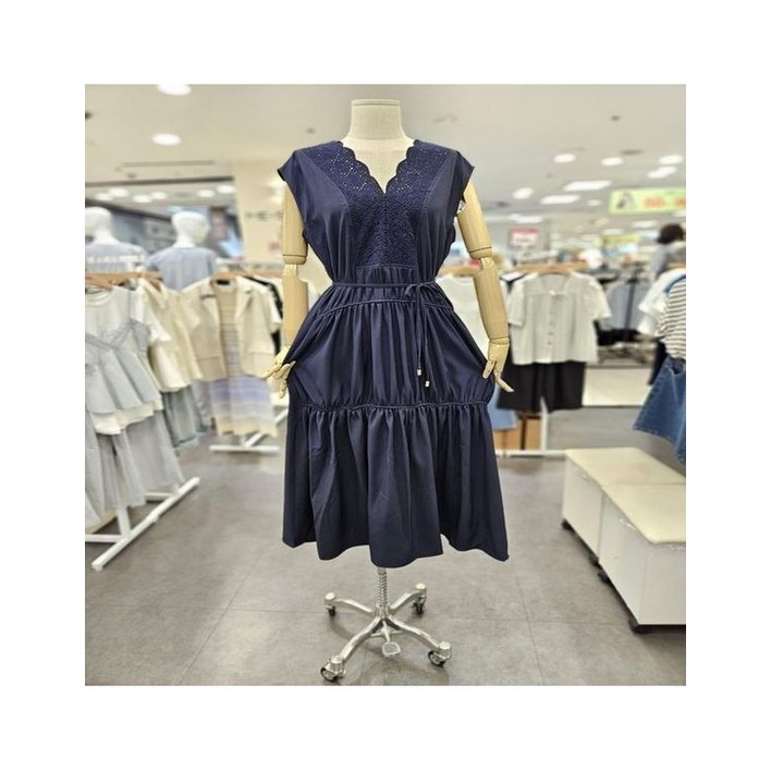 케이쇼핑 오조크 지지미 레이스 제천벨트 원피스 HOSMCOV516 330861