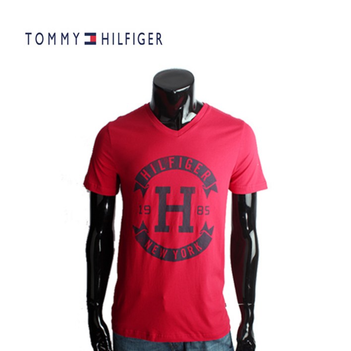 Tommy Hilfiger 타미힐피거 반팔티  2387 RED 반팔 티셔츠