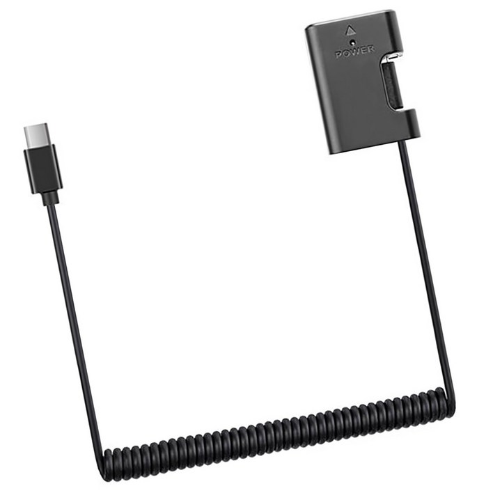 A7M2 A7S2 A7M과 호환되는 경량 C형 ~ FW50 더미 배터리 어댑터 코드 라인