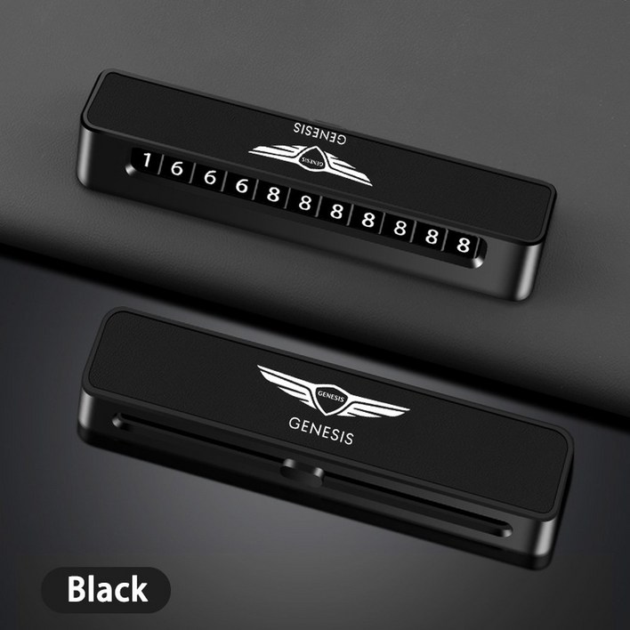 ABS  가죽 자동차 임시 주차 플레이트 표지판 전화 번호판 주차 중지 제네시스 G80 G70 G90 GV80 G60 G90 GV60 G60 X GV80