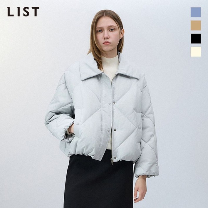 리스트LIST 부클 카라 누빔 덕다운 점퍼TSDJPO82160 리스트LIST 부클 카라 누빔 덕다운 점퍼TSDJPO82160