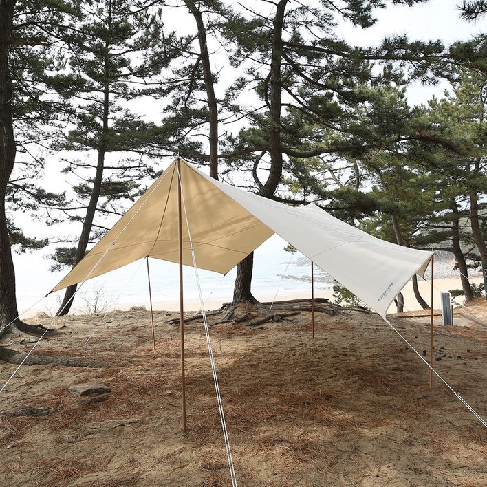 네이처하이크 슈퍼 쉐이드 면타프 감성 캠핑 렉타타프