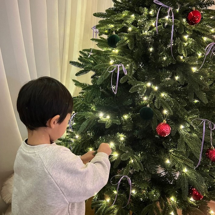 최고급 트리 크리스마스 PE트리 전구설치완료 150cm 180cm