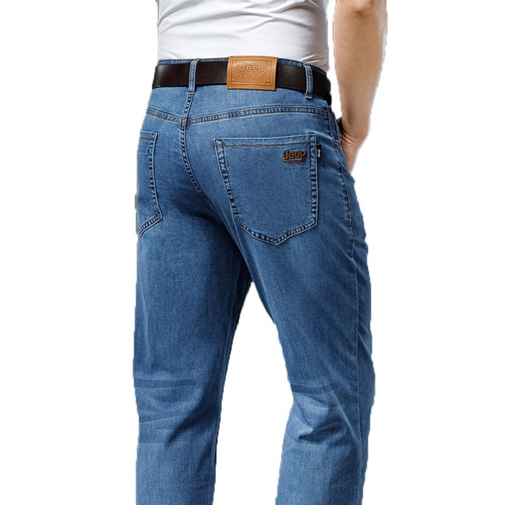 지프 스피릿 남성 봄 여름 스판 얇고 편안한 캐주얼 청바지 3005