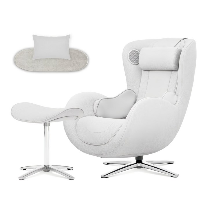 누하스 뉴클래식 패브릭 에디션 안마의자  고급 러그  보조쿠션 방문설치