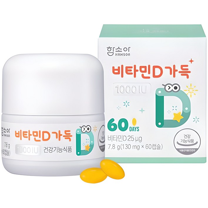 함소아 비타민D 1000IU 60p