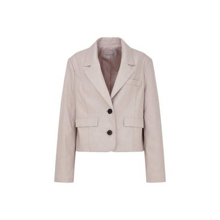 보브 테일러드 페이크 레더 자켓( 71F2320002) 2404073