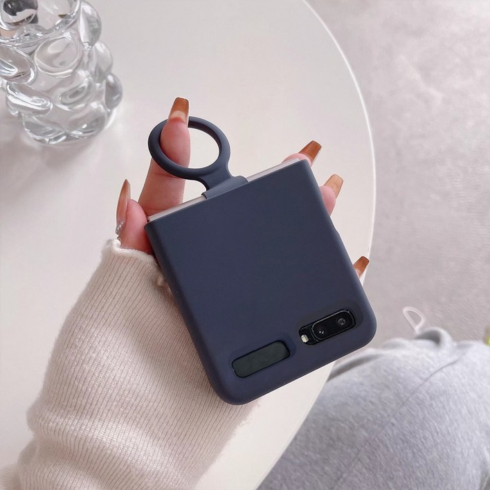 벨라 갤럭시Z플립 실리콘 그립 핑거 링 케이스