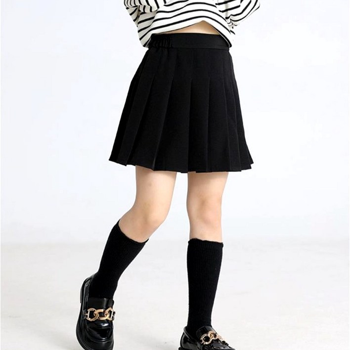 아동치마 밴딩 주름 플리츠스커트 어린이 여아 치마바지