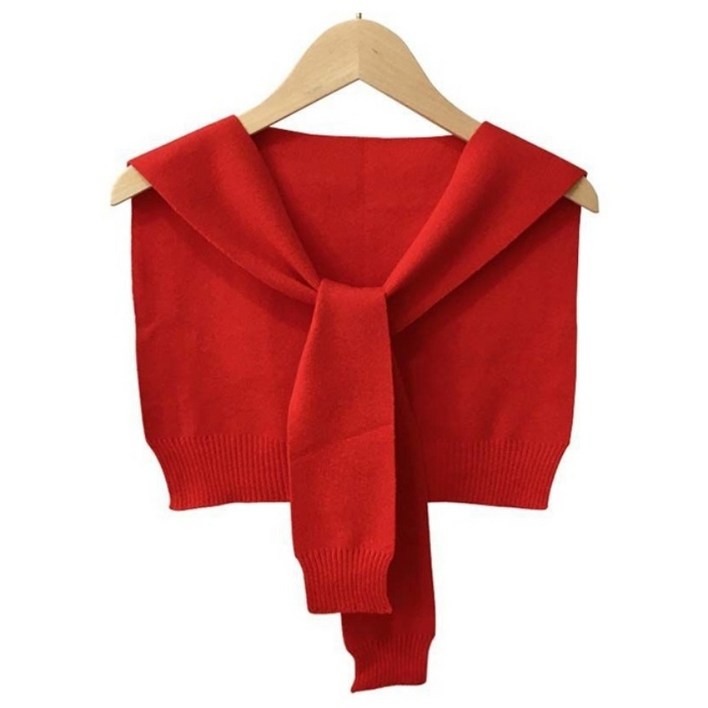 지누초이 니트 숄 가디건  8칼라 어깨 머플러