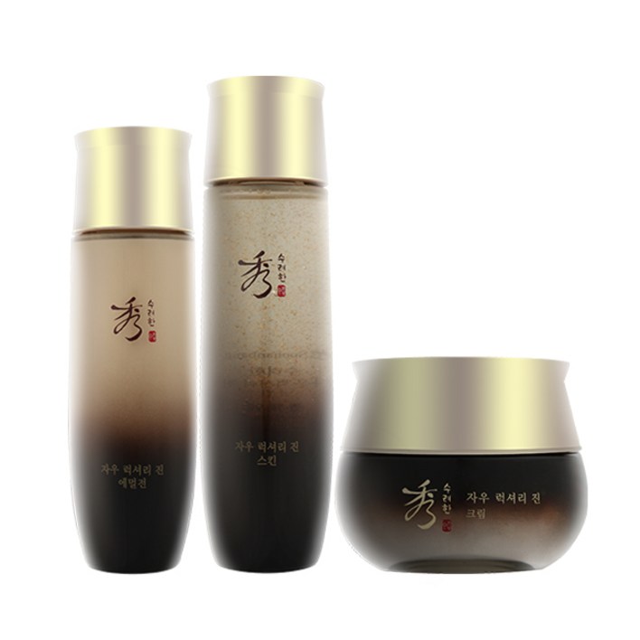 수려한 자우 럭셔리 진 기초 3종(스킨+에멀전+크림), 1개
