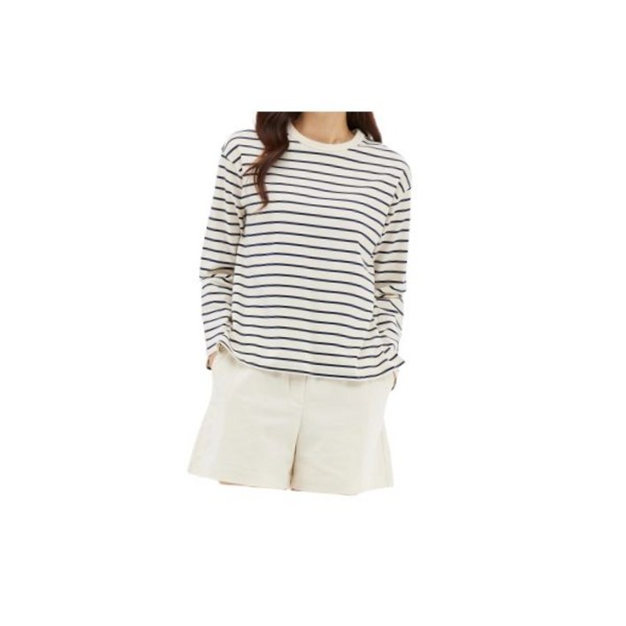 매장정품 TOPTEN 탑텐 여성 쿨에어 코튼 베이직 긴팔티MSE5TS2913 MSE5TS2913 464710