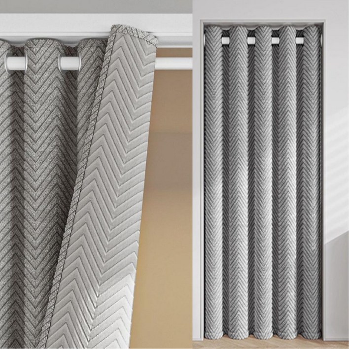 유스몰 암막 두툼두툼 바람막이 패딩커튼 방한커튼