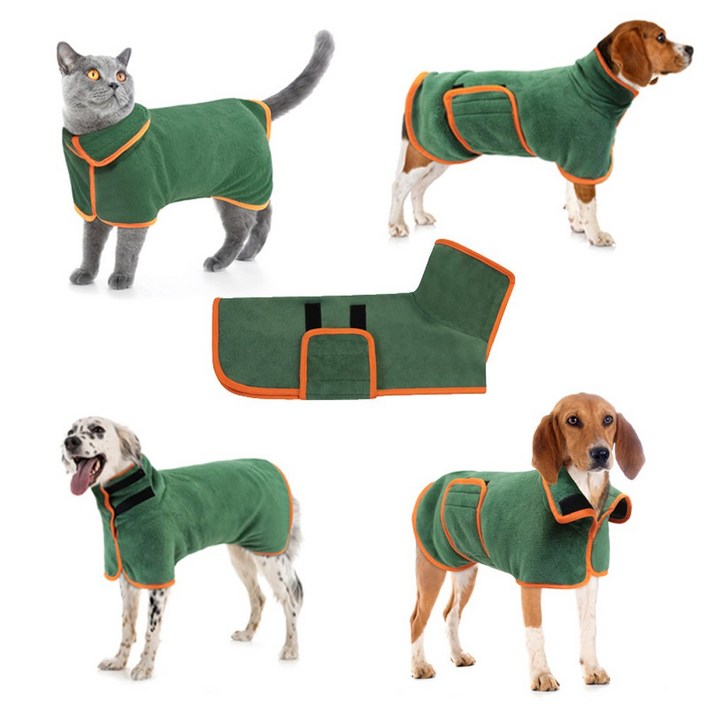 아임펫벳 반려동물 강아지수건 펫타올 고양이 목욕 샤워 가운 극세사 PT100