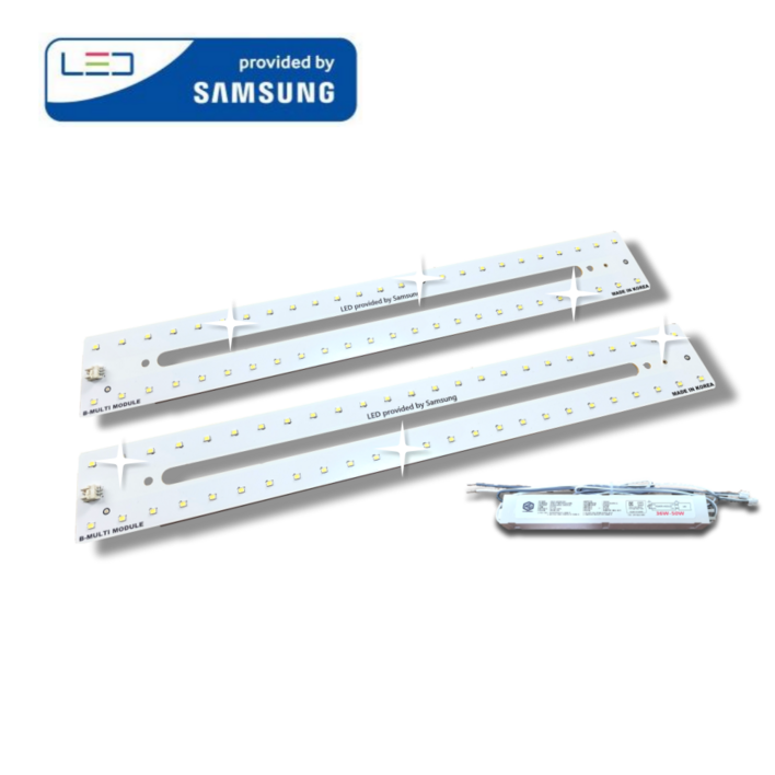 삼성LED 모듈 멀티B 50W 주방/욕실/방 420X55mm (짧은 형광등 대체) 국내제작 플리커프리
