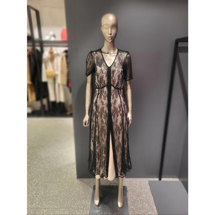 제시뉴욕 신구로점 레이스 하프 슬리브 드레스 DE15NSON5590