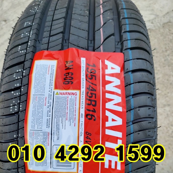 정품 신품타이어 195/45R16 기아 모닝 쉐보레 스파크 1954516