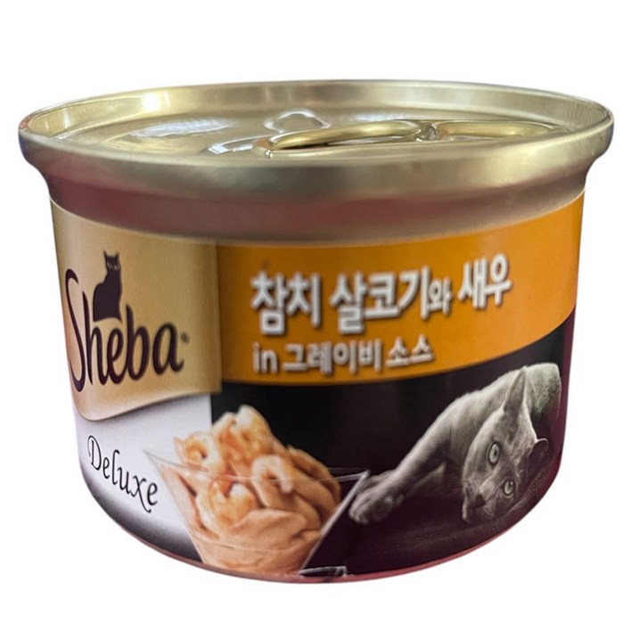 쉬바 고양이간식 in 그레이비 소스 3종류, 24개, 85g