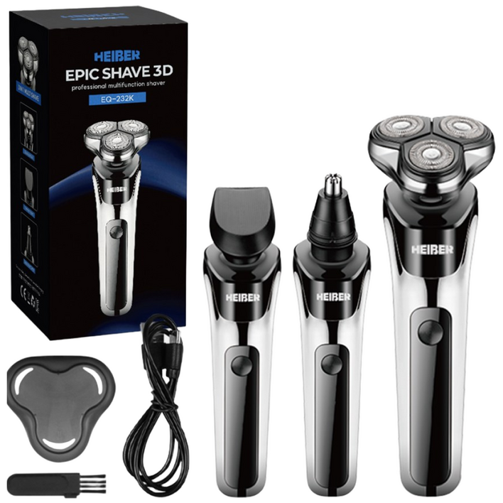 헬릭스케어 에픽쉐이브 남자 전기 면도기 충전식 생활방수 건식 습식 면도기
