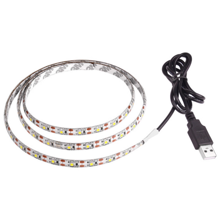 오마이리빙 LED 줄조명 라인조명 USB형 1m, 1개, 전구색