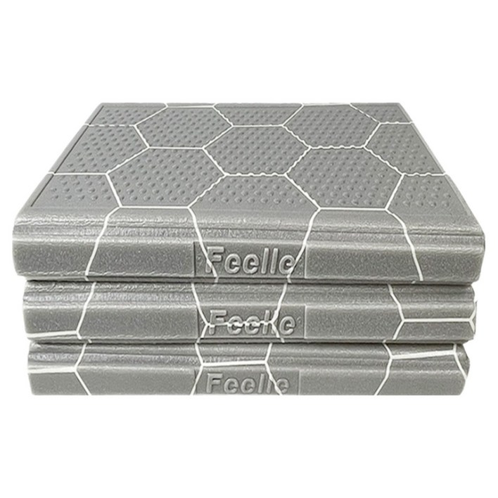 힐링캠프 두꺼운 캠핑매트 15T 가방 특중형 특대형 피크닉매트 텐트매트, B.그레이