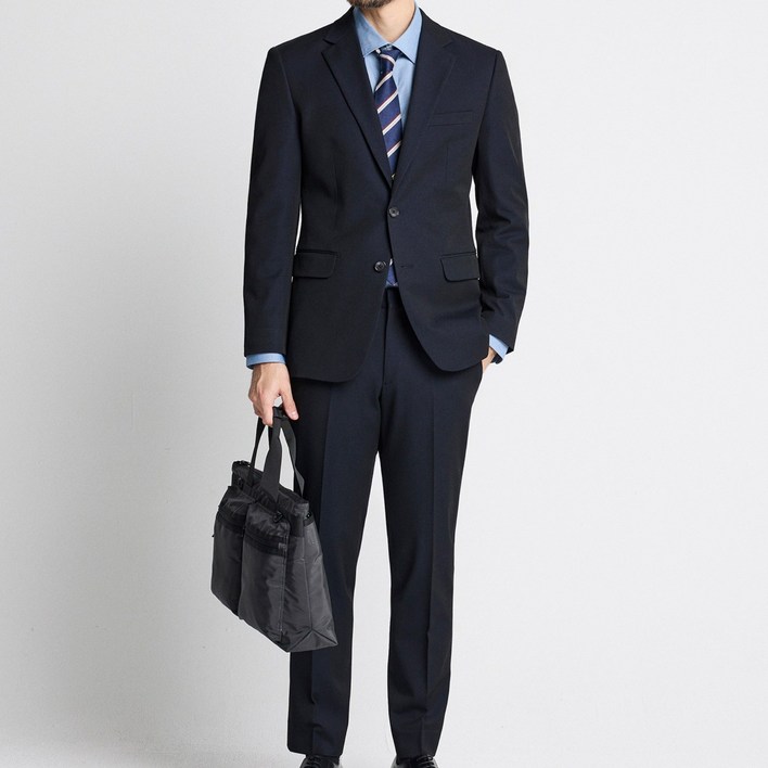 TechPoly 사방스판 에센셜 수트네이비 슬림핏SSJVZ22SET