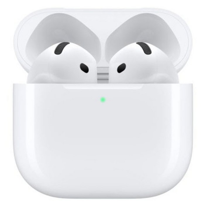 화이트케이스 Apple 에어팟 4세대 블루투스 이어폰 유선충전, 화이트, hgsdec