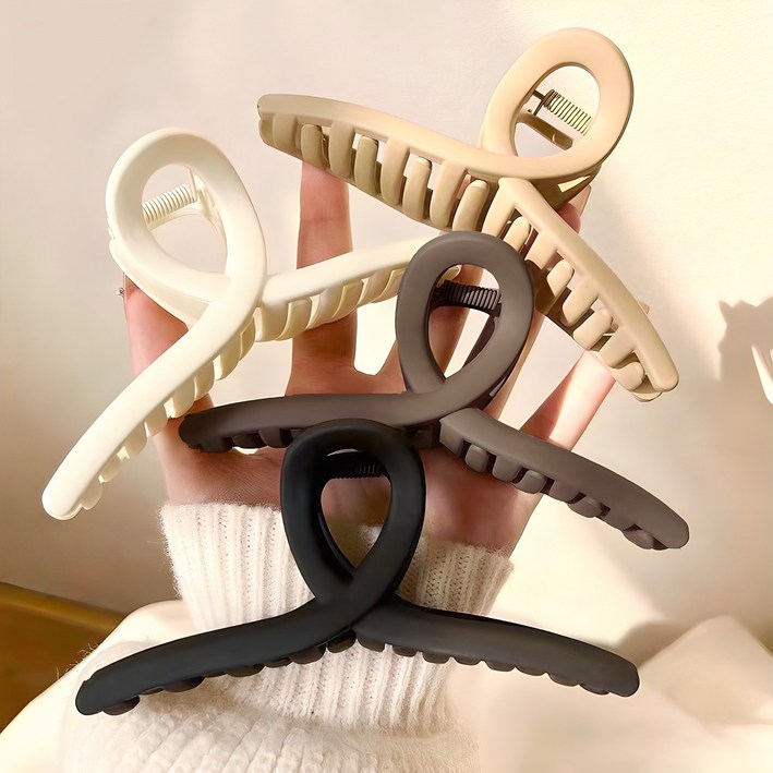 이쁨달다 꼬임 집게핀 13cm 4종 세트 이쁨달다 꼬임 집게핀 13cm 4종 세트
