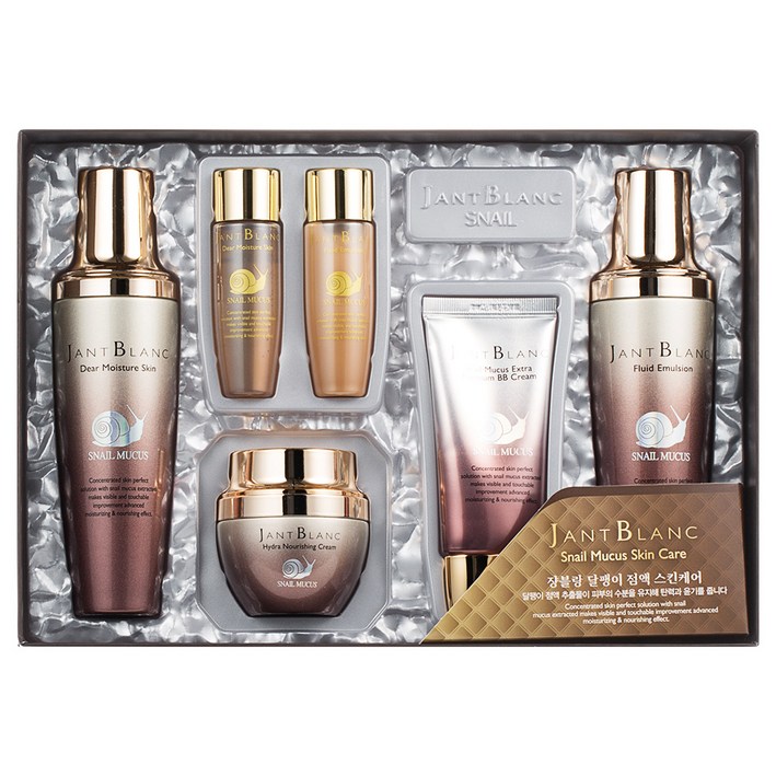 쟝블랑 달팽이 점액 스킨케어 4종 세트, 1세트