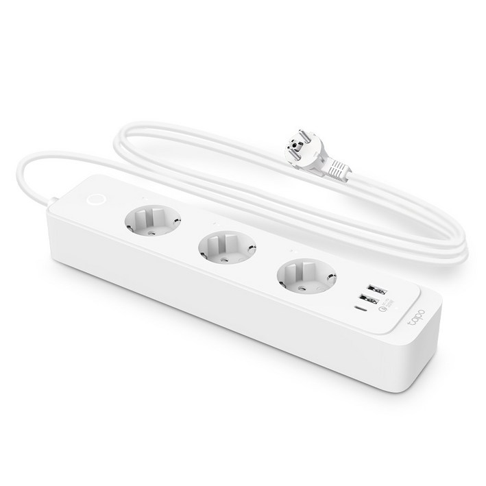 티피링크 스마트 올인원 USB 3포트 멀티탭 전선형 3구 Tapo P300M