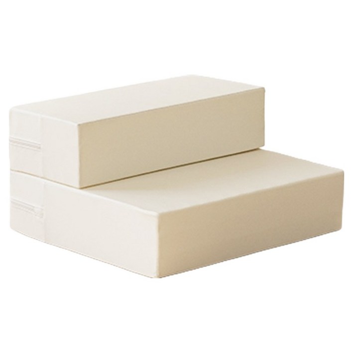 Riposo 반려동물 스텝 논슬립 폴딩 계단, 아이보리, 1개