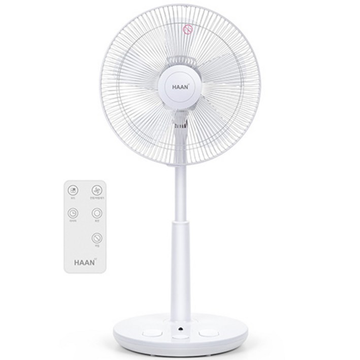 한경희이지라이프 초미세풍 발터치 리모컨 선풍기
