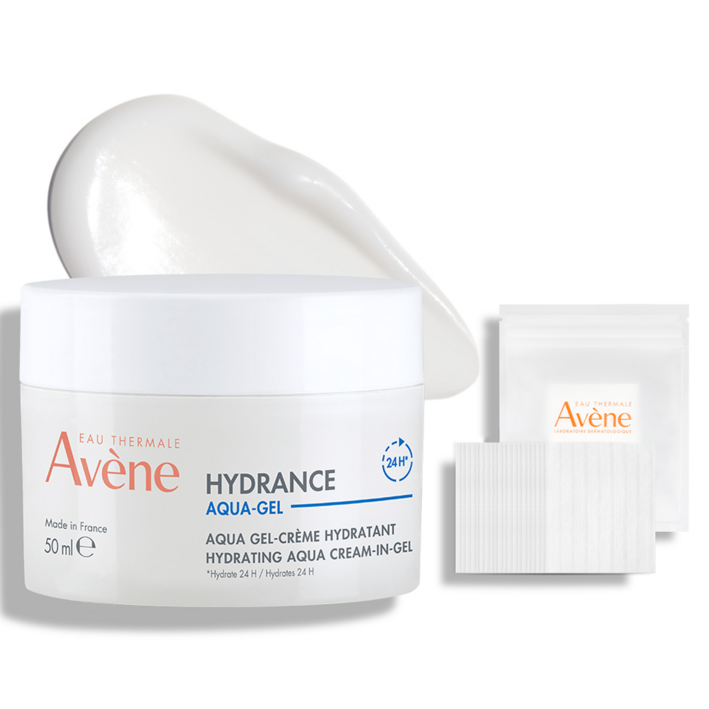 아벤느 이드랑스 아쿠아 크림 인 젤 수분크림 EX 50ml + 화장솜 20매, 1개
